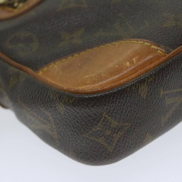 LOUIS VUITTON Monogram Marly Dragonne GM Clutch Bag LV Auth - Picture 11 of 16